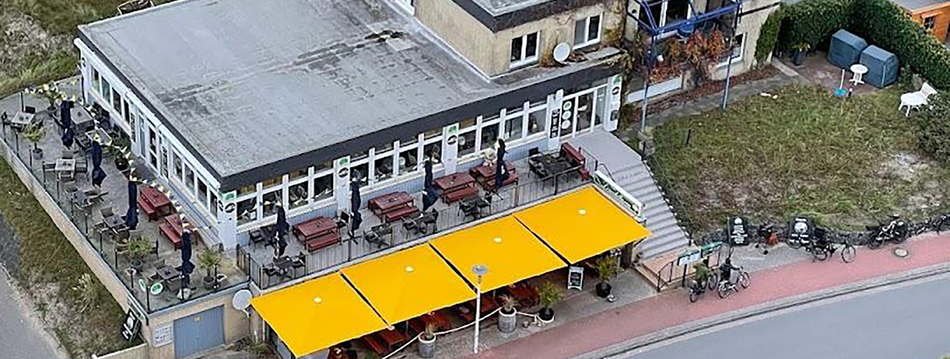 Ansicht von oben auf die Düne 13