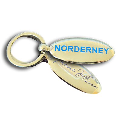 &quot;Norderney meine Insel&quot; Handschmeichler in silber