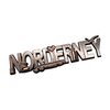 "Norderney"-Schriftzug Magnet bronze