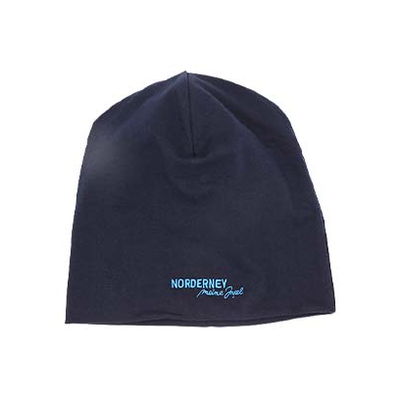 &quot;Norderney meine Insel&quot; - Beanie blau