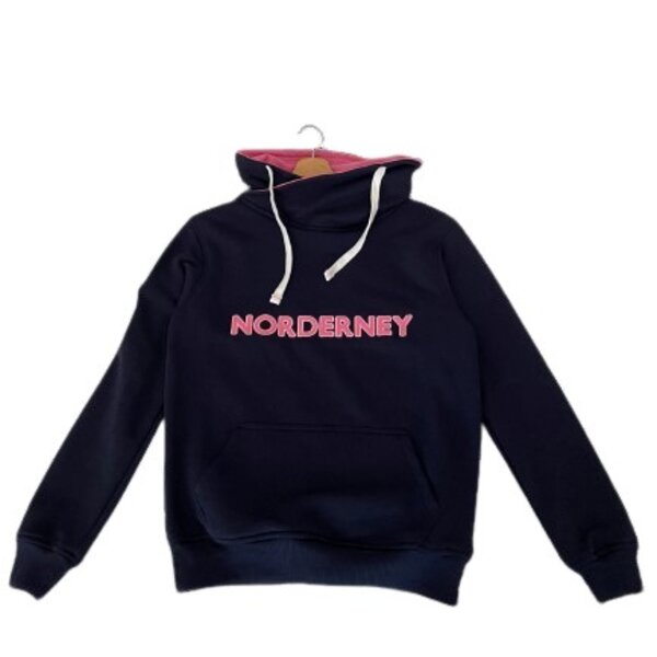 "Norderney"- Hoodie pink/blau