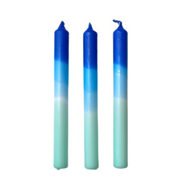 Dip Dye Kerzen im 3er Set