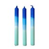 Dip Dye Kerzen im 3er Set