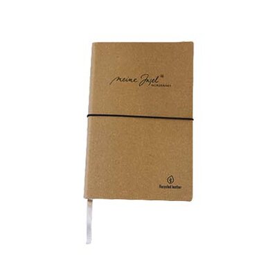 „meine Insel“ Norderney-Notizbuch aus recyceltem Leder