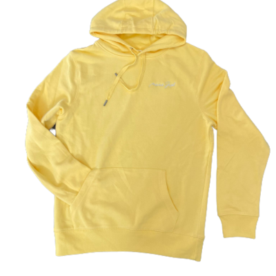 &quot;Norderney meine Insel&quot;- Hoodie in gelb