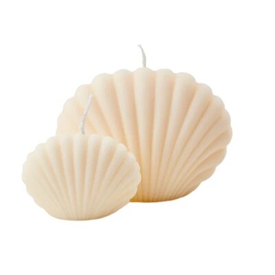 Muschelkerzen im Set
